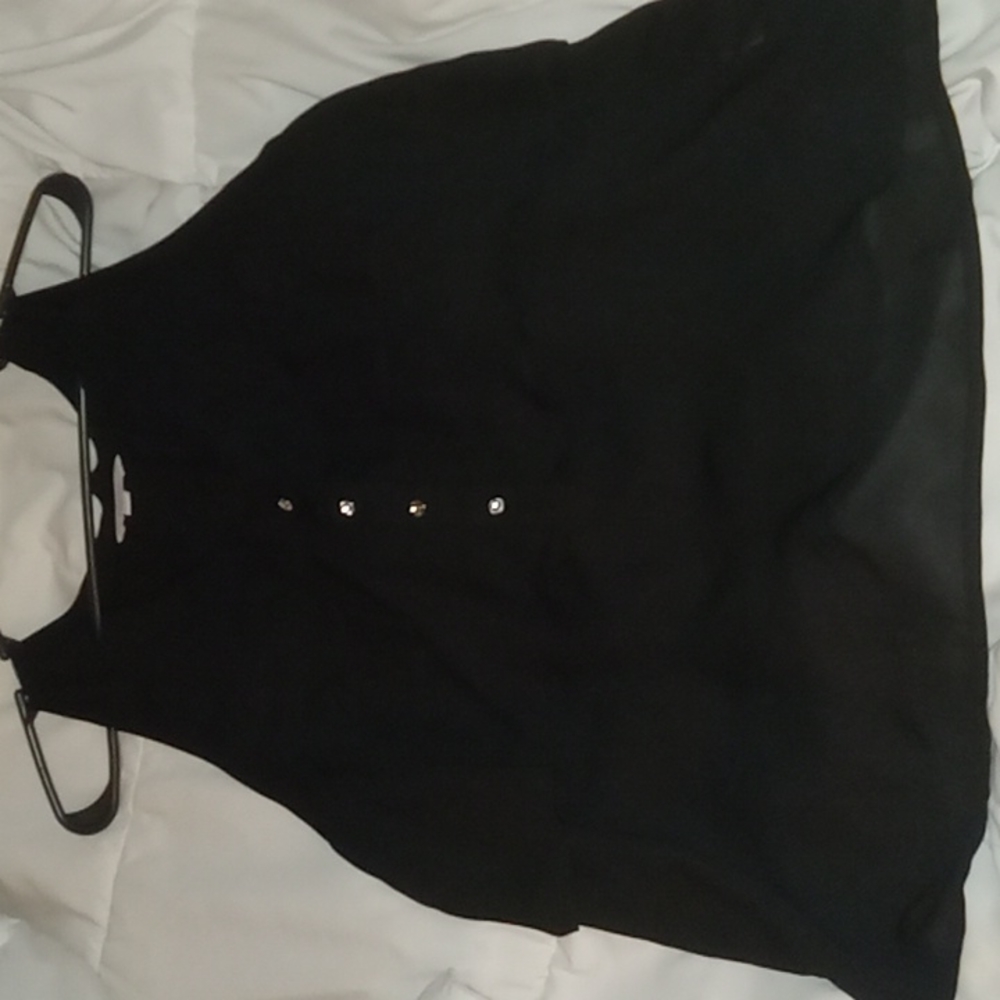 Black dressy tank